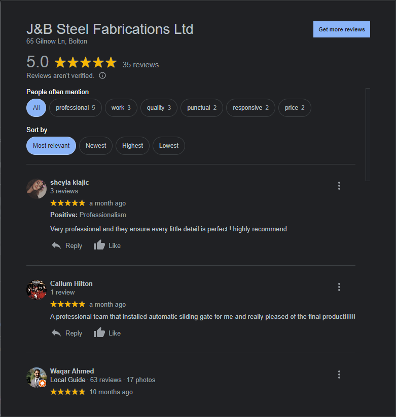 J&B Steel Fabrication